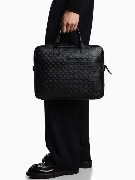 Leather Men's Black Briefcase