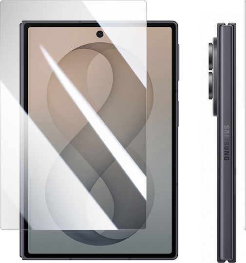 Avizar Stoßfestes Gehärtetes Glas Displayschutzfolie Galaxy Z Fold8 Äußeres Display Transparent