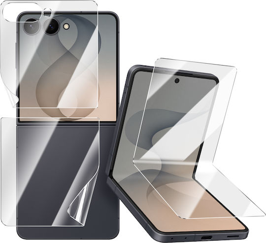 Avizar Folii Protectie Telefoane Galaxy Z Flip 8 Hydrogel Exterior Interior Spate Transparent