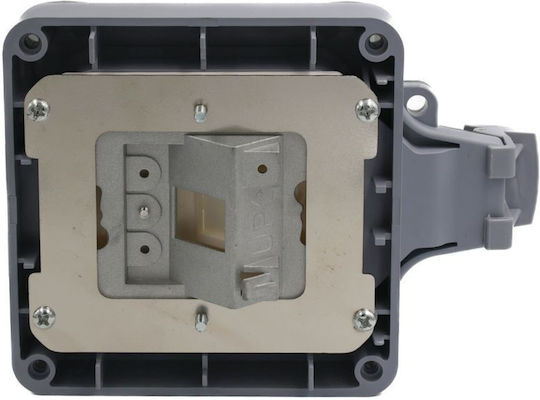 Equip Aufputzdose 1-Port Keystone Ohne Abschirmung Außen Grau
