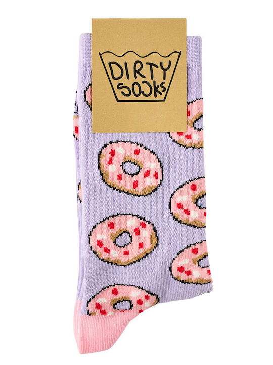 Dirty Socks Socks With Lilac Patterns