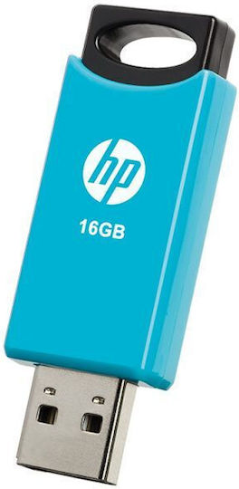 HP V212w 16GB USB 2.0 USB флашка Черен