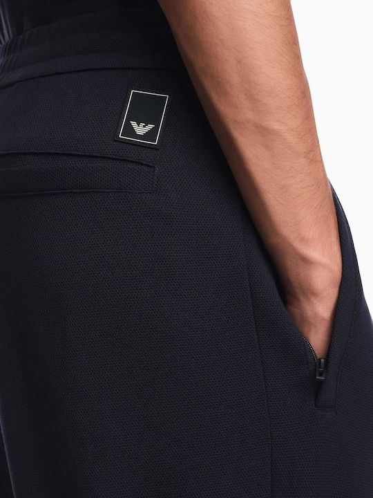 Мъжки Панталон Еластичен Regular Fit Тъмносин