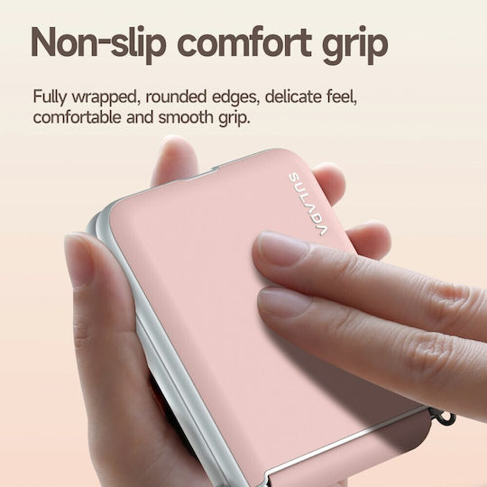 Sulada Твърд Калъф Каишка За Ръка Лилав Samsung Galaxy Z Flip8 5g