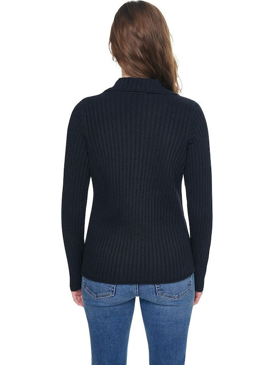 Damen Strickjacke Blk