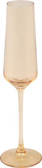 S-D Ambre Champagne Glasses Set Goblets Glass 200ml 4 Pieces