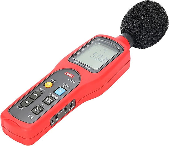 Sonometru Digital Uni-T Ut352 30–130 Db Precizie ±1 5 Db Scale A C Măsurare Max Min Iluminare De Fundal Memorie 63 De Măsurători