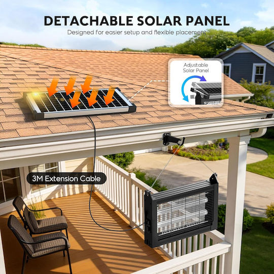 Lampa Solar Bugg Zapper with High Voltage Grid