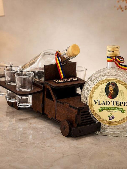 Velve Καράφα Σερβιρίσματος 18εκ. με Πώμα και Ποτήρια 700ml