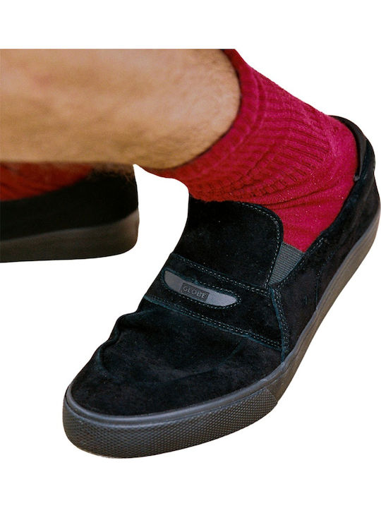 Suede Herren Freizeitschuhe Schwarz