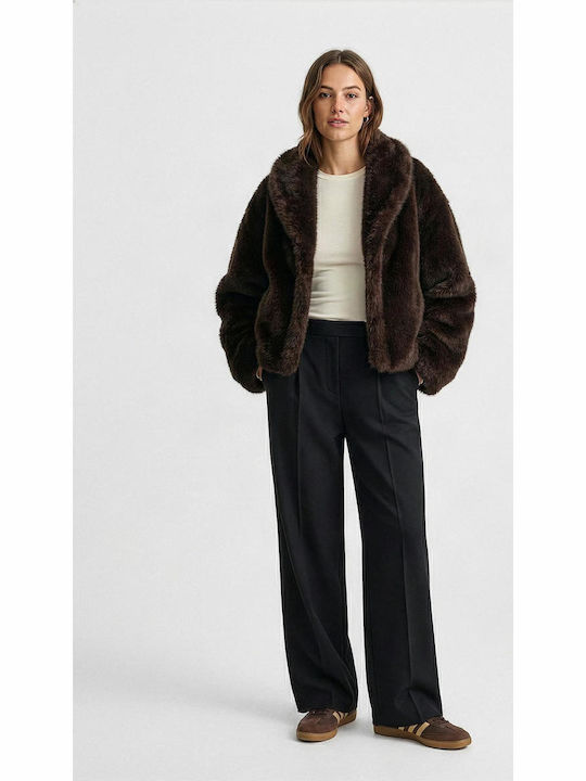 Short Women's Fur Brown