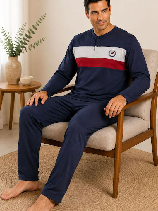 Rimoli Winter Men's Pyjamas Blue