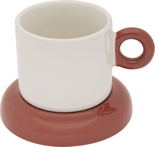 Espresso Ceramic Brown Cups 110ml 8 Pieces