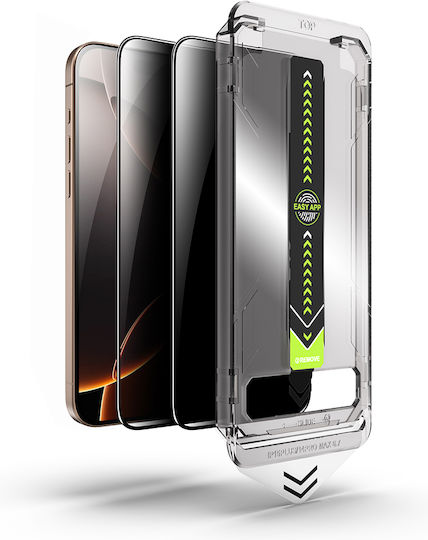 Techsuit Titanglass Fullcover 2 Бройки iPhone 18 Pro Max Privacy