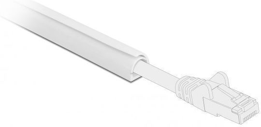 Delock Kabelkanal Mini Selbstklebend 15 x 11 mm 1 m Weiß