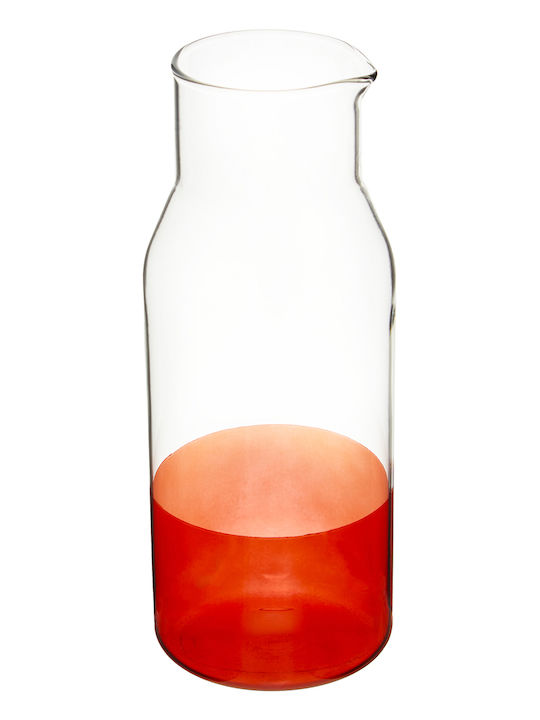 Glass Wine Serving Decanter with Red Stopper 860ml