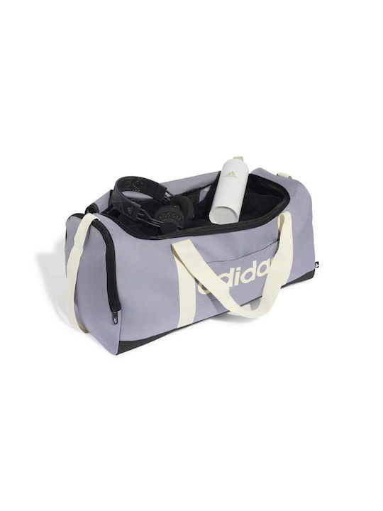 adidas Linear Duffel Women's Shoulder Bag for Gym Grey