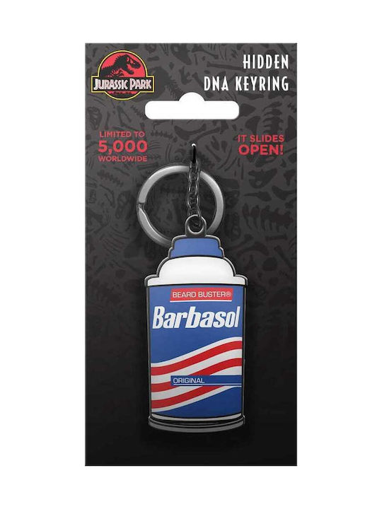Jurassic Park Keychain Sliding Barbasol Can
