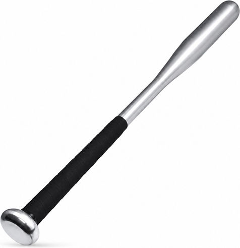 Set două bâte de baseball Depox din aluminiu 63 cm/80 cm argintiu auriu