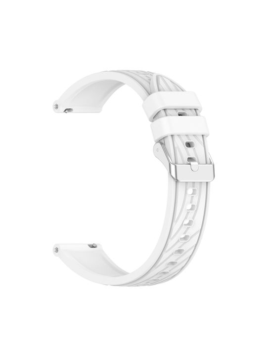 Curea din silicon albă Amazfit GTS 4 Mini Curea din silicon albă Amazfit GTS 4 Mini