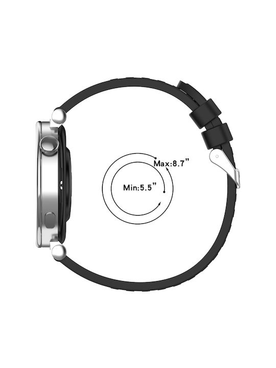 Силиконова каишка Бяла (Amazfit GTS 4 Mini)