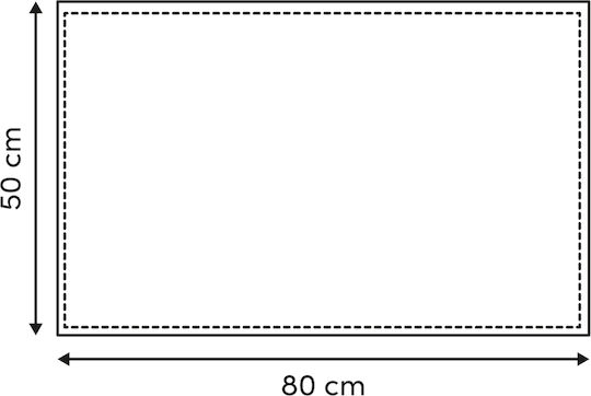 5Five Non-Slip Wooden Bath Mat Stemy 220356A Black 50x80cm