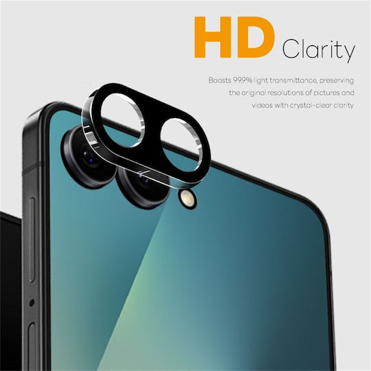 Northjo Προστασία Κάμερας Tempered Glass Μαύρο για το Samsung Galaxy Z Flip8 5g