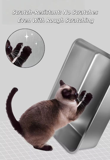Pet's Choice Cat Toilet Grey W60 x D40 x H27cm