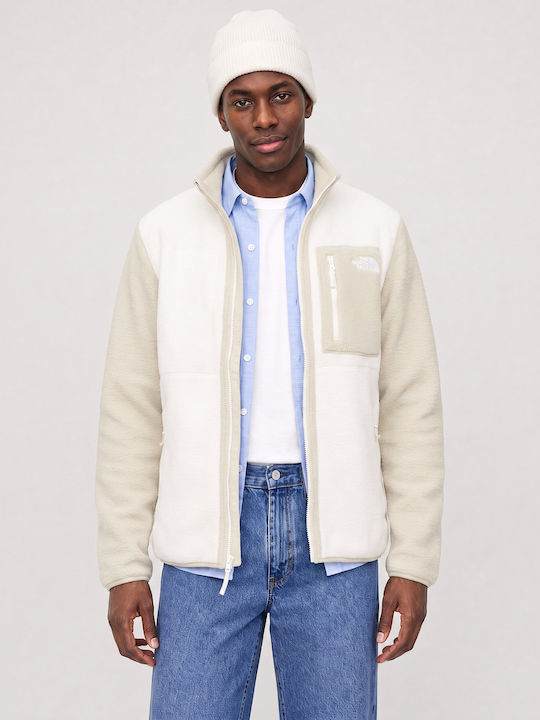 Yumiori Full Мъжка Жакет Fleece Бежов