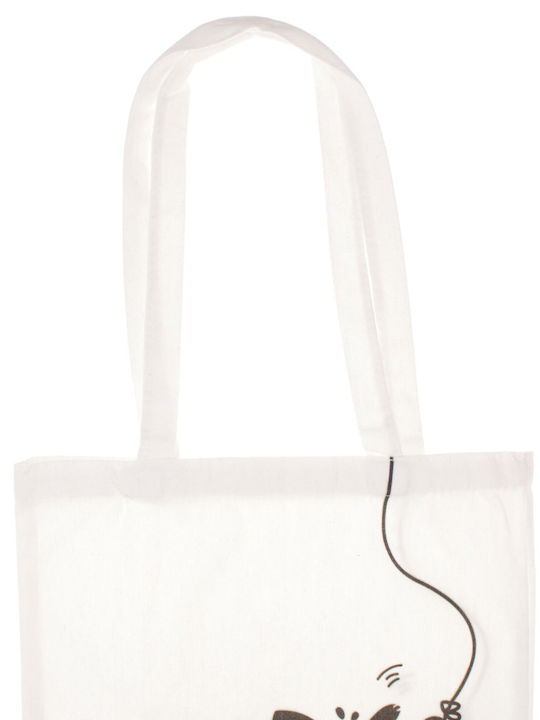 Geantă De Bumbac Pentru Cumpărături Mărime 34x39 Cm Bej Gnd1126
