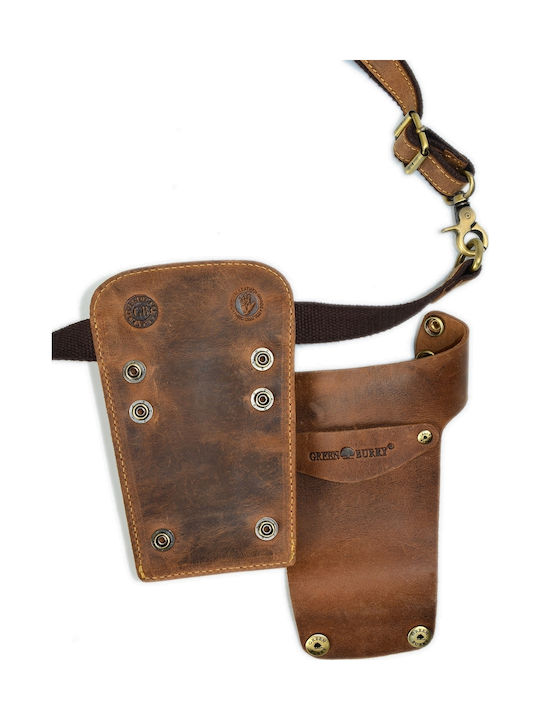 Geantă bărbătească de umăr / tip crossbody din piele Bej