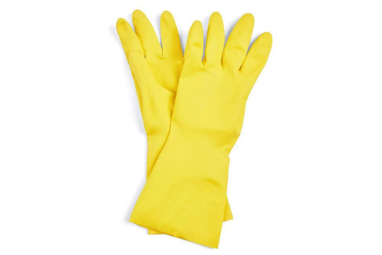 Spontex Latex Cleaning Gloves Large Yellow