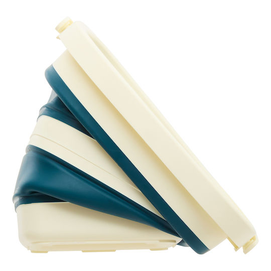 5Five Klappbarer Reinigungseimer Platz 25x20x26cm Fassungsvermögen 5l Blau
