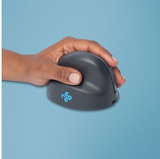 R-Go Tools HE Basic Ασύρματο Εργονομικό Bluetooth Vertical Ποντίκι για Αριστερόχειρες Μαύρο