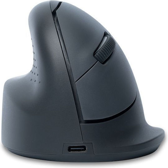 R-Go Tools HE Basic Ασύρματο Εργονομικό Bluetooth Vertical Ποντίκι για Αριστερόχειρες Μαύρο