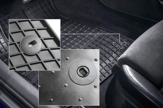 Rubber Car Mats Hyundai Tucson Iv Suv 2021 Black Fitted