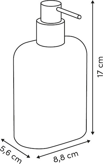 5Five Dispenser Πλαστικό Εκρού 350ml
