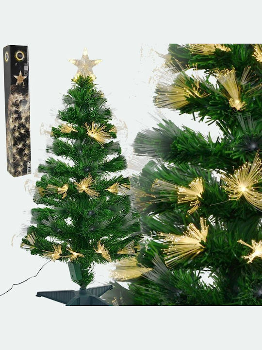 Christmas Tree 120cm With Optical Fiber Lighting White