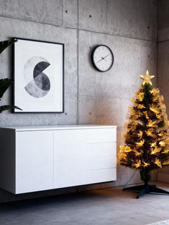 Christmas Tree 120cm With Optical Fiber Lighting White