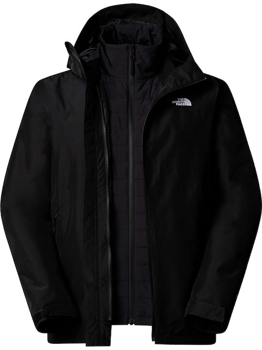 Carto 3 in 1 Winter Waterproof Black Jacket