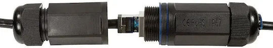 LogiLink S/FTP Cat.6a (Gigabit) Мрежов Кабел Ethernet За Външен Монтаж Без Конектори 50m Черен