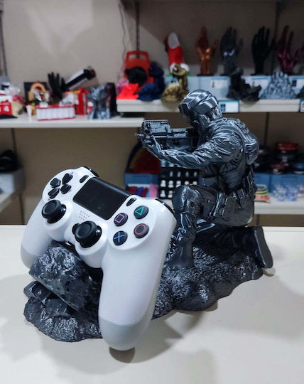 3D Art Shop Βάση για 1 χειριστήριο Xbox / PS4 / PS5 Γκρι