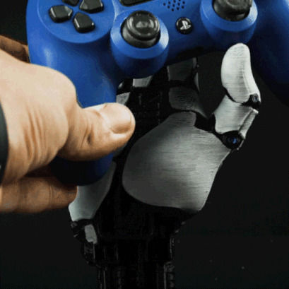 Robot Hand Controller Holder Gold