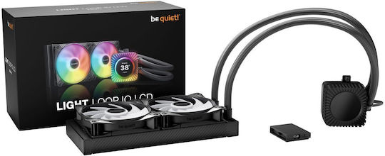 Be Quiet Light Loop IO LCD Υδρόψυξη AIO CPU με 2 Ανεμιστήρες 120mm και ARGB Φωτισμό