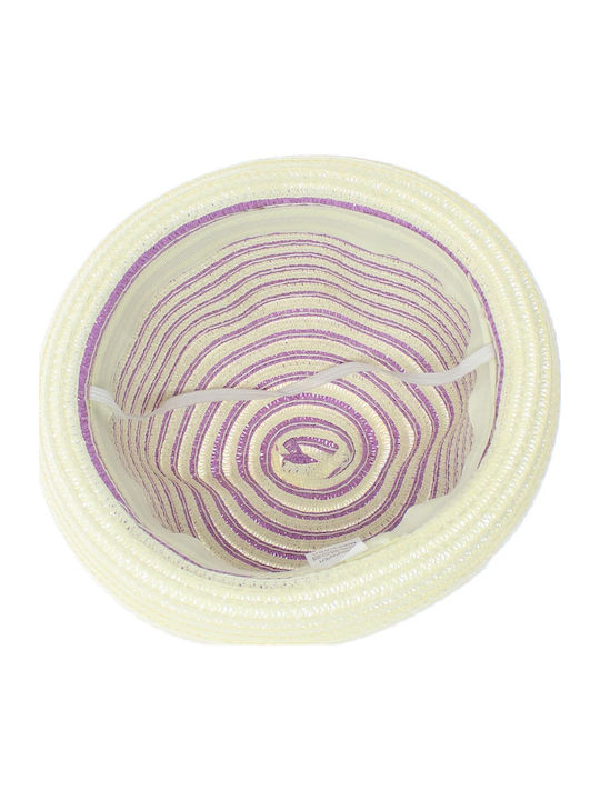 ButicCochet Palarie Copii Din Paie Violet