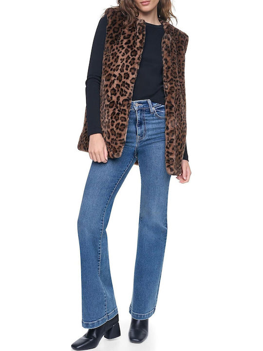 Дамско яке за зима Leopard Woodsmoke