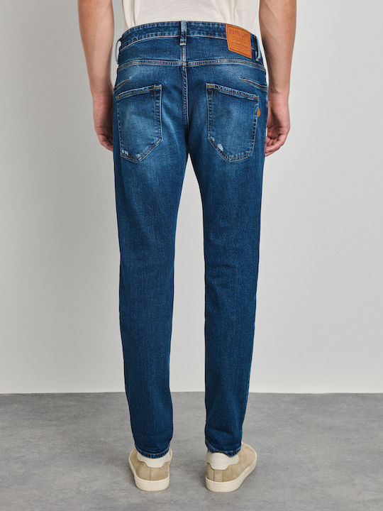 Männer Jeanshose Blau