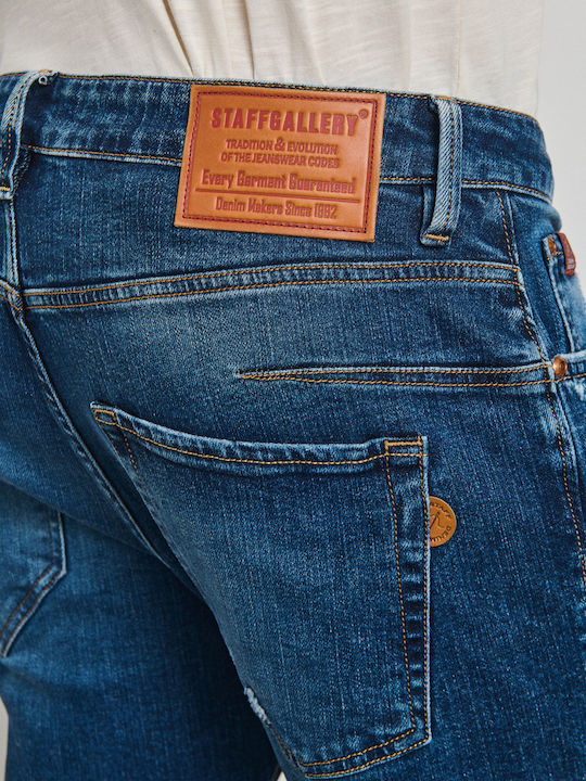 Männer Jeanshose Blau