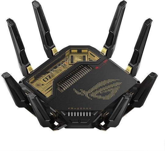 Asus ROG Rapture GT-BE98 Pro Edition Безжичен Рутер Wi-Fi 7 с 7 Порта 2.5 Gigabit