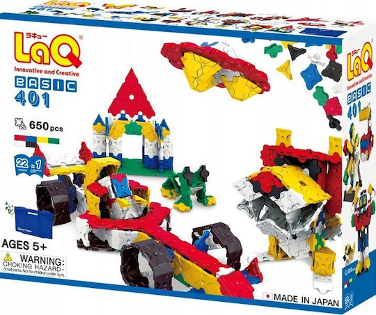 LaQ Bildungs-Bauklötze Basic 401 für 5+ Jahre 650 Stück